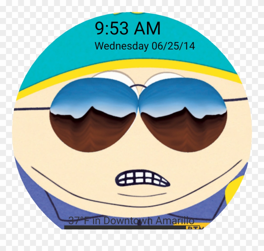 Southpark Cartman Cop Watch Face Preview Clipart