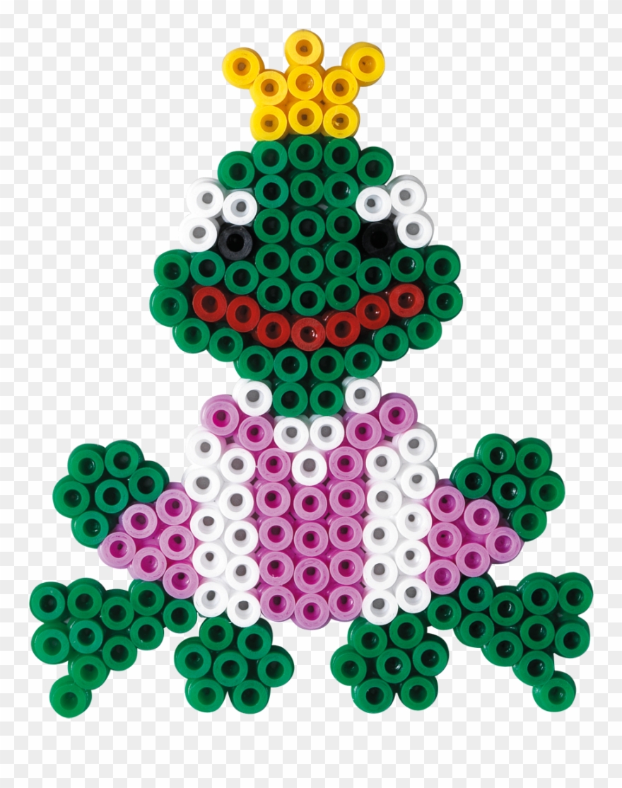 Frog Hama Beads - Small World - Aquatic Animals Creative Kit Clipart