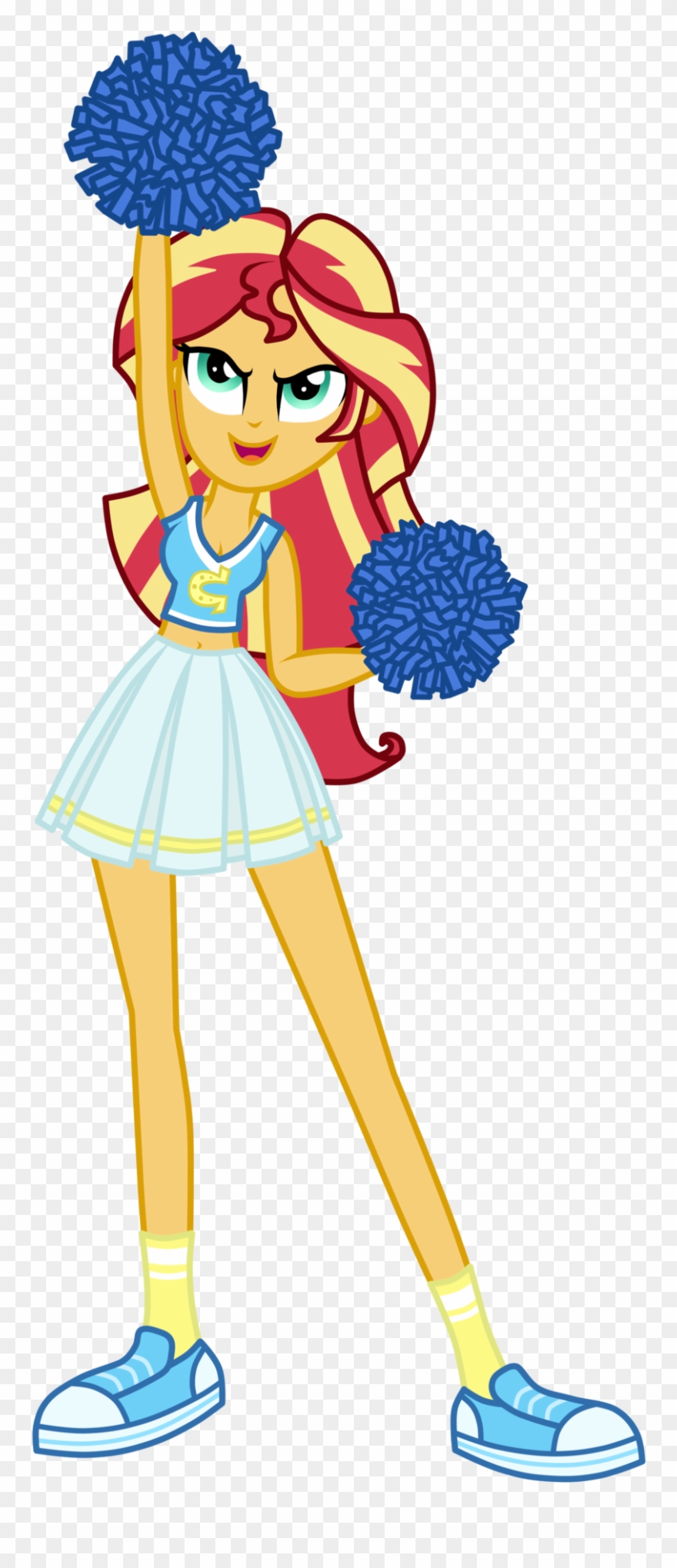 Free Cheerleaders Png - My Little Pony Equestria Girls Legend Of Everfree Sunset Clipart