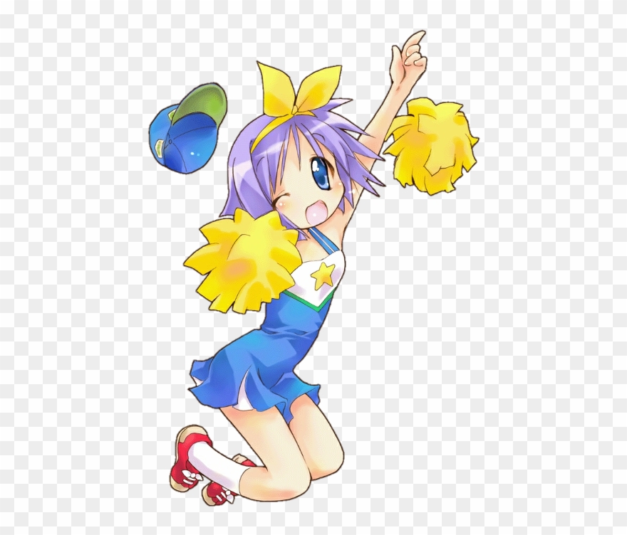 Lucky Star Tsukasa Cheerleader Clipart