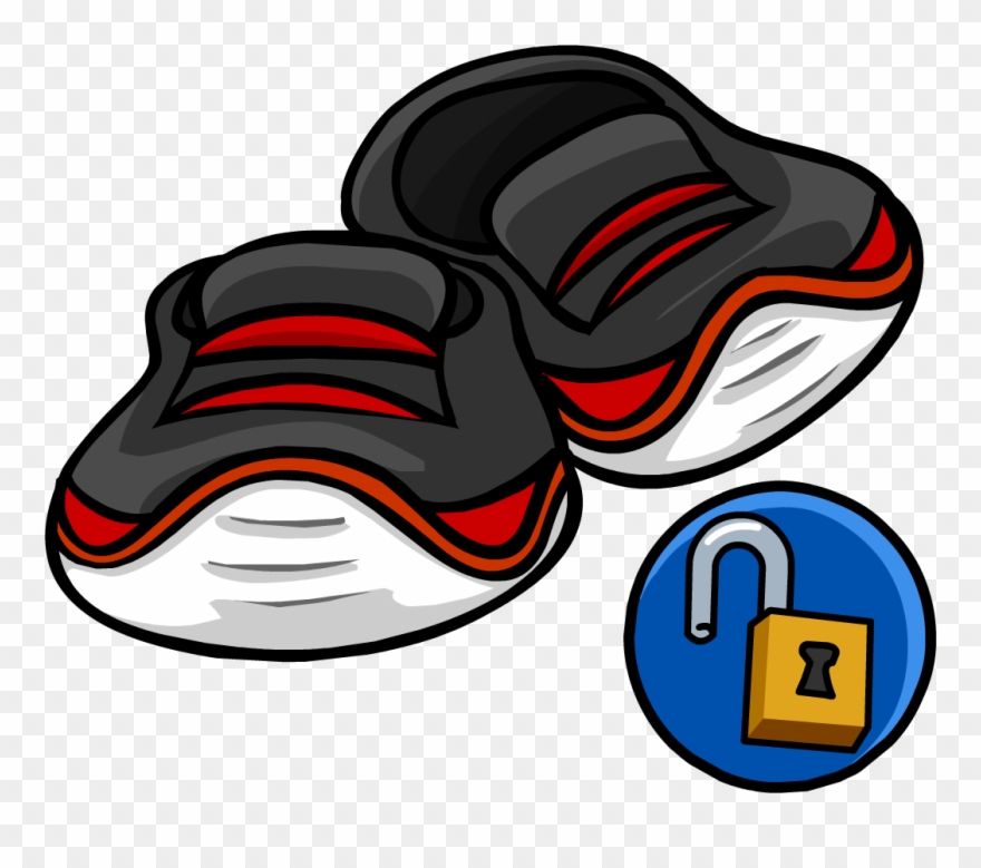 Light Up Shoes Unlockable Icon - Club Penguin Red Shoes Clipart