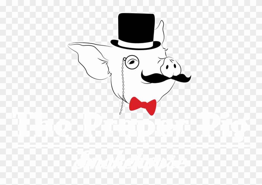 The Proper Pig Smokehouse - Cartoon Clipart
