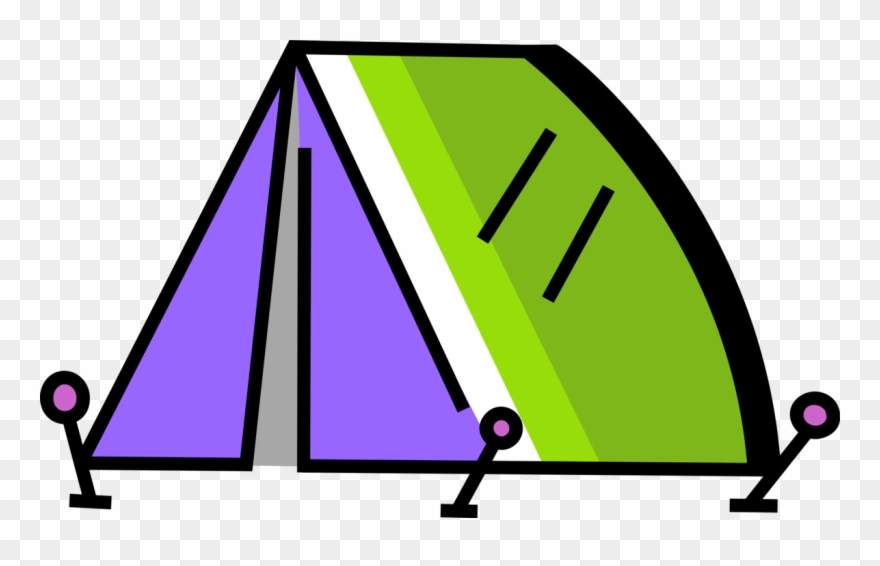 Camping Vector Image Illustration Of Puptent Shelter - Illustration Clipart