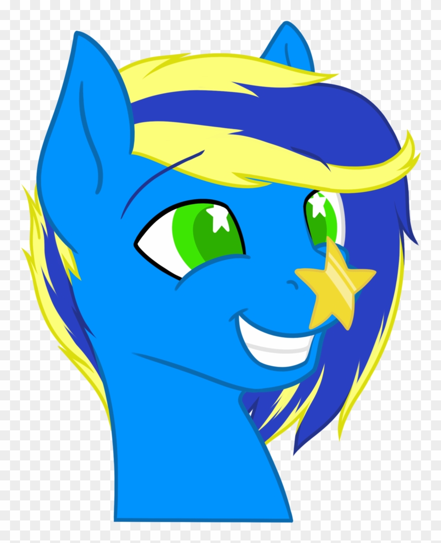 Zippysqrl, Bust, Derpibooru Exclusive, Gold Star, Grin, - Cartoon Clipart