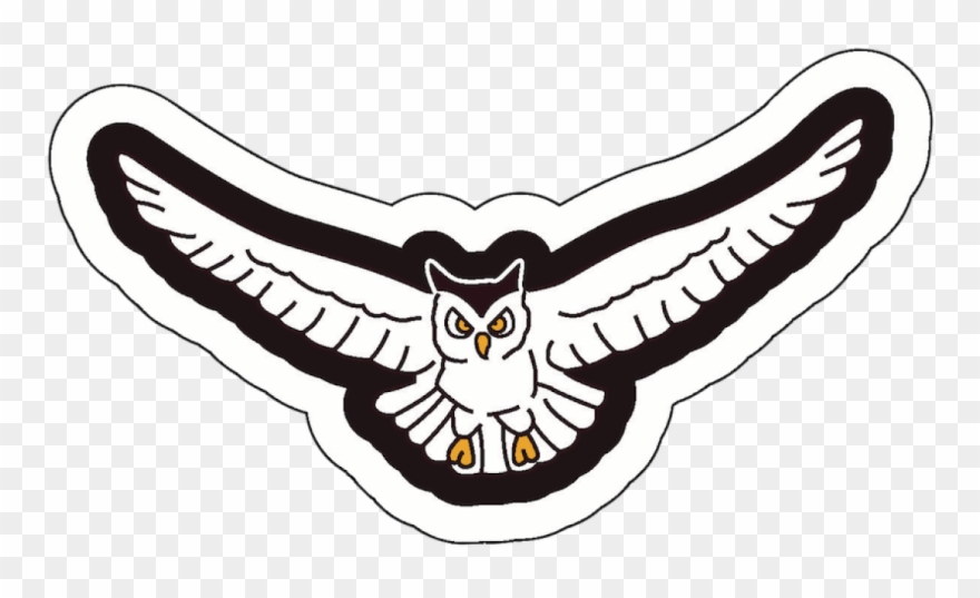 Greyhound Clipart - Owl Mascot Logo - Png Download