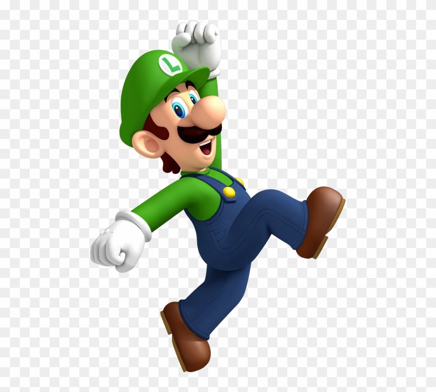 Super Mario Brothers Luigi Clipart