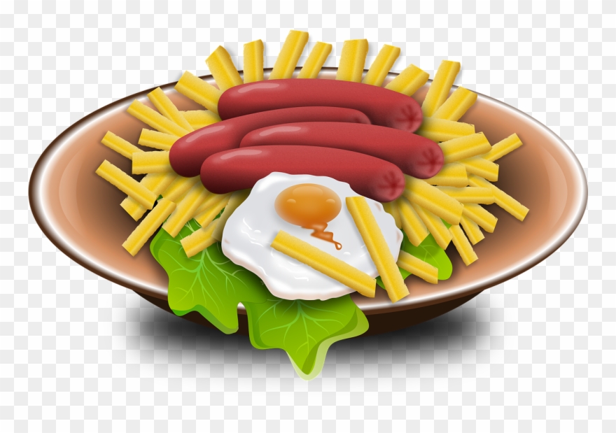 Hot Dog Egg Fried Egg Png Image - Food Cartoon Egg And Hotdog Clipart