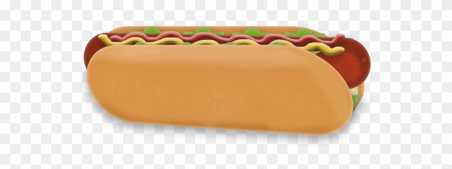 Children's Boook Illustration Videocam - Hot Dog Clipart