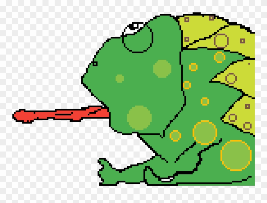 Frog For Cavemen Trouble Time, Sketch Clipart