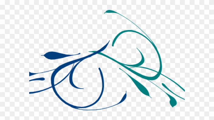 Floral Swirl Cliparts - Vine Clip Art - Png Download