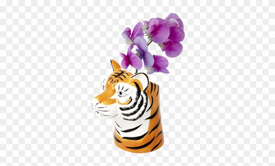 Keramik Tiger Vase - Rice Ceramic Tiger Vase Clipart