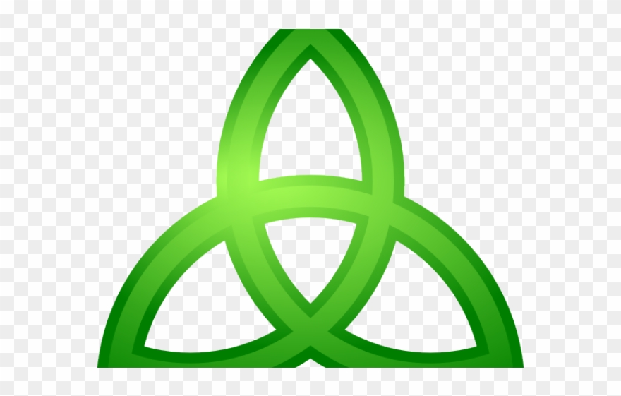 Shamrock Clipart Celtic Knot - Triquetra - Png Download