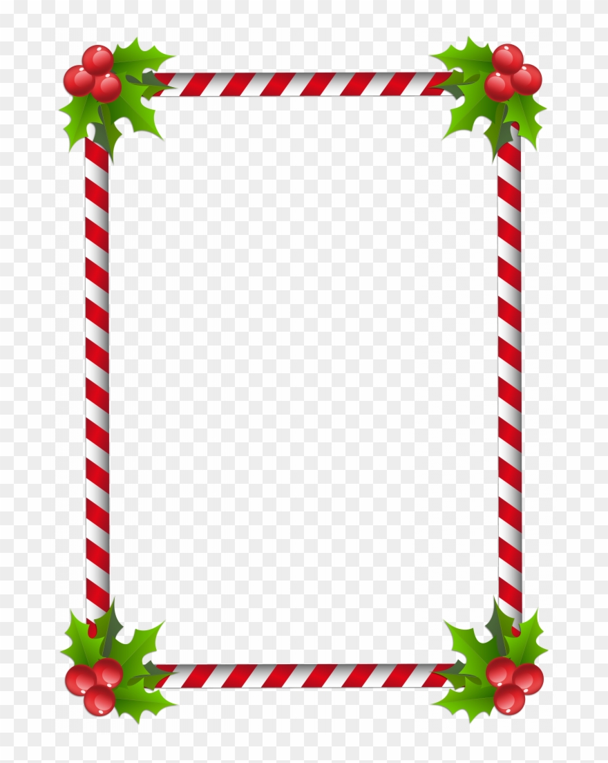 Christmas Letter Border Clip Art - Png Download
