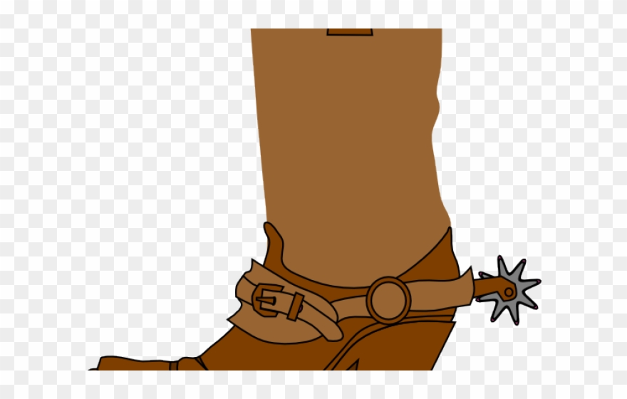 Cowboy Boots Clipart - Dibujo De Un Botas Vaqueras - Png Download