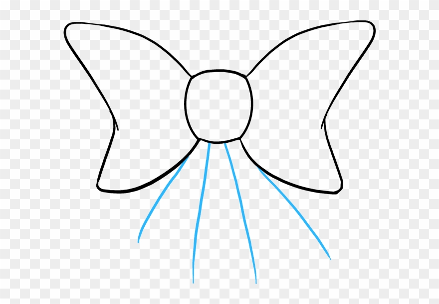 How To Draw Bow Tie - Drawing Clipart
