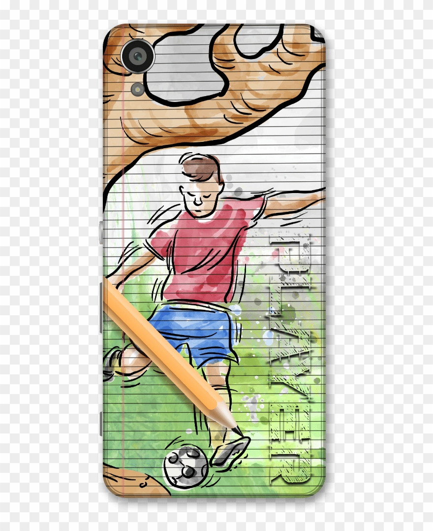 Sketch Art Footb - Illustration Clipart