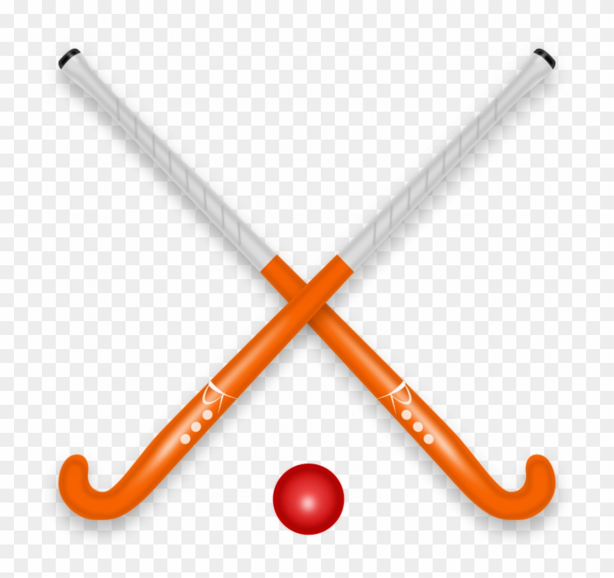 Stick Ball Eagle - Field Hockey Stick And Ball Clipart
