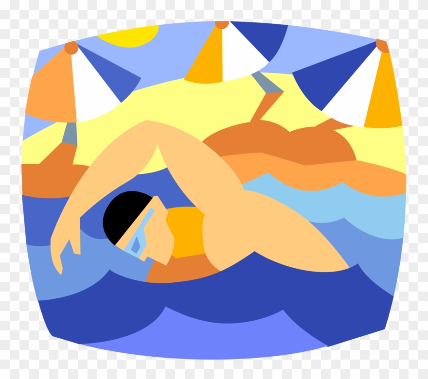 Swimmer Clipart Breaststroke - Patent - Png Download