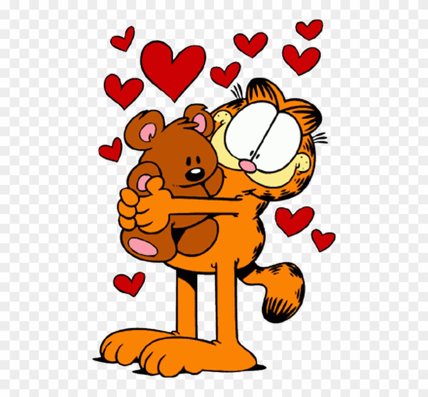 Point Das Fofurices U2661 Garfield E Seus Amigos Em - Hugs And Kisses Cartoon Clipart