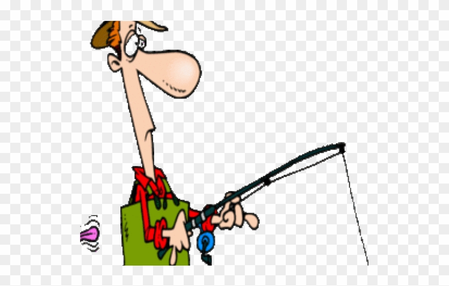 Barbecue Clipart Smoking Meat - Fishing Cartoon - Png Download