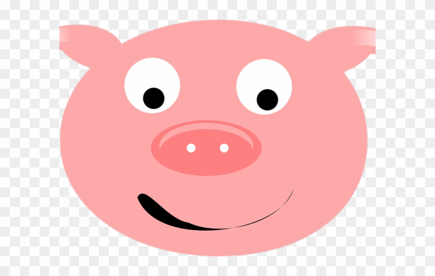 Pork Clipart Pig Face - Cartoon - Png Download
