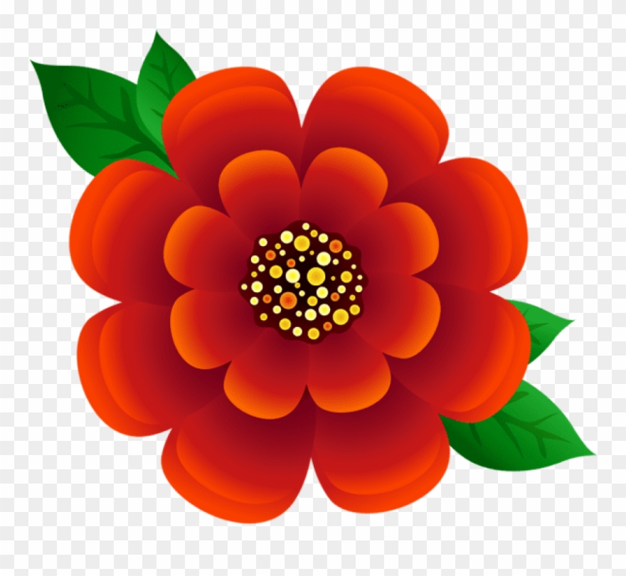Flower Red Transparent Png Clip Art Image Art Images, - Portable Network Graphics