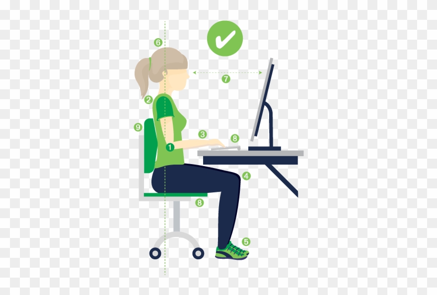 Wrists In Line With Forearms - Illustration Clipart