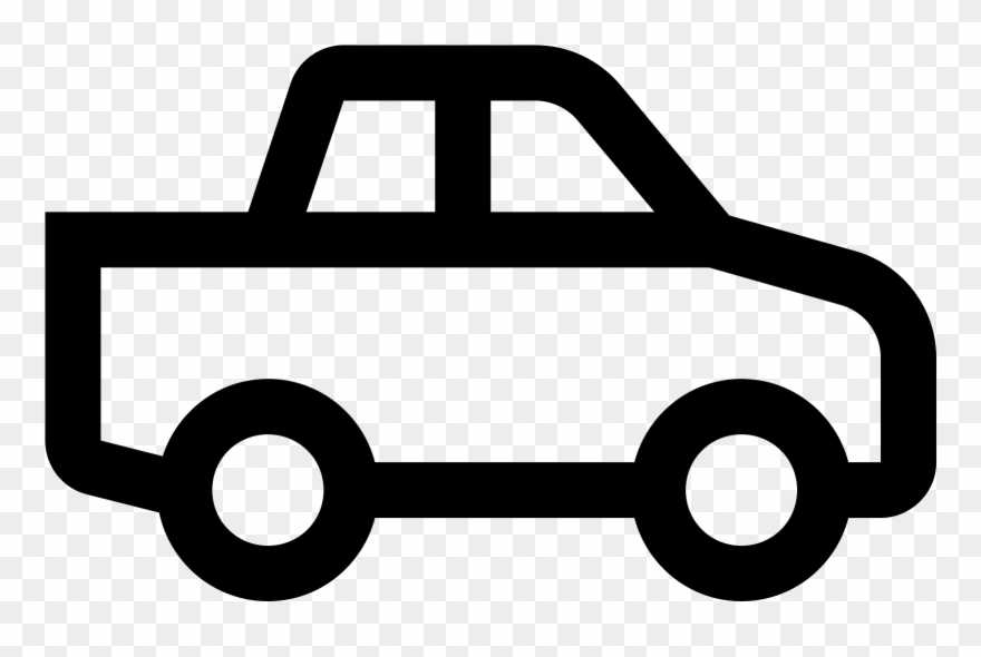 This Icon Is Small Square With Two Circles, One On - Icon Car Side Clipart