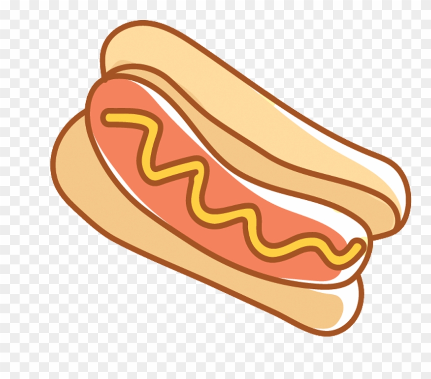 Hot Dog Bun Bread Clip Art - Sausage In Bread Clip Art - Png Download