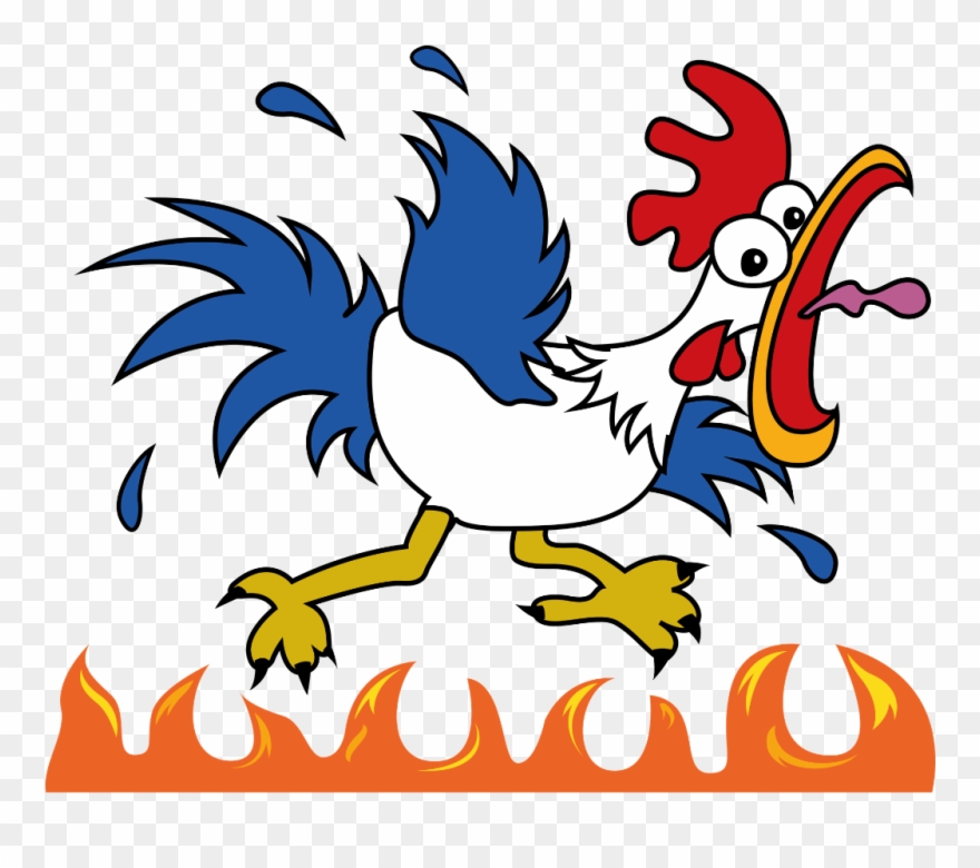 Le Poulet D'enfer - Cartoon Clipart