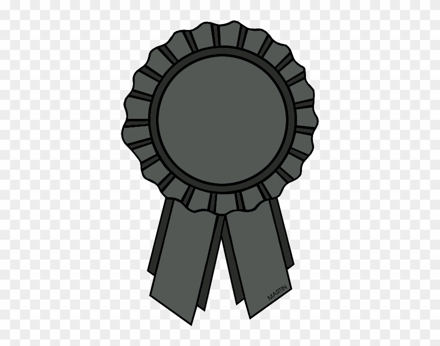 Black Ribbon - Clip Art - Png Download