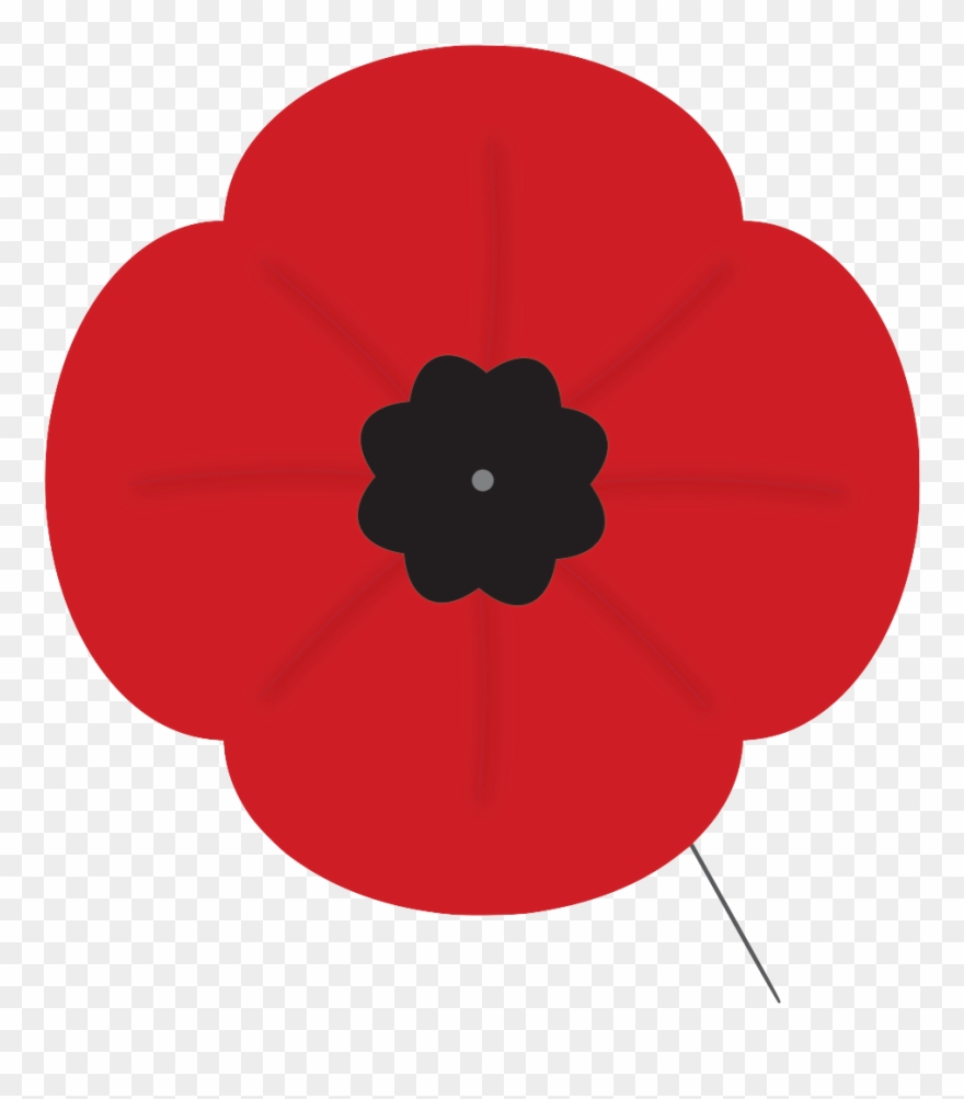 Clip Art Remembrance Day Poppy - Png Download
