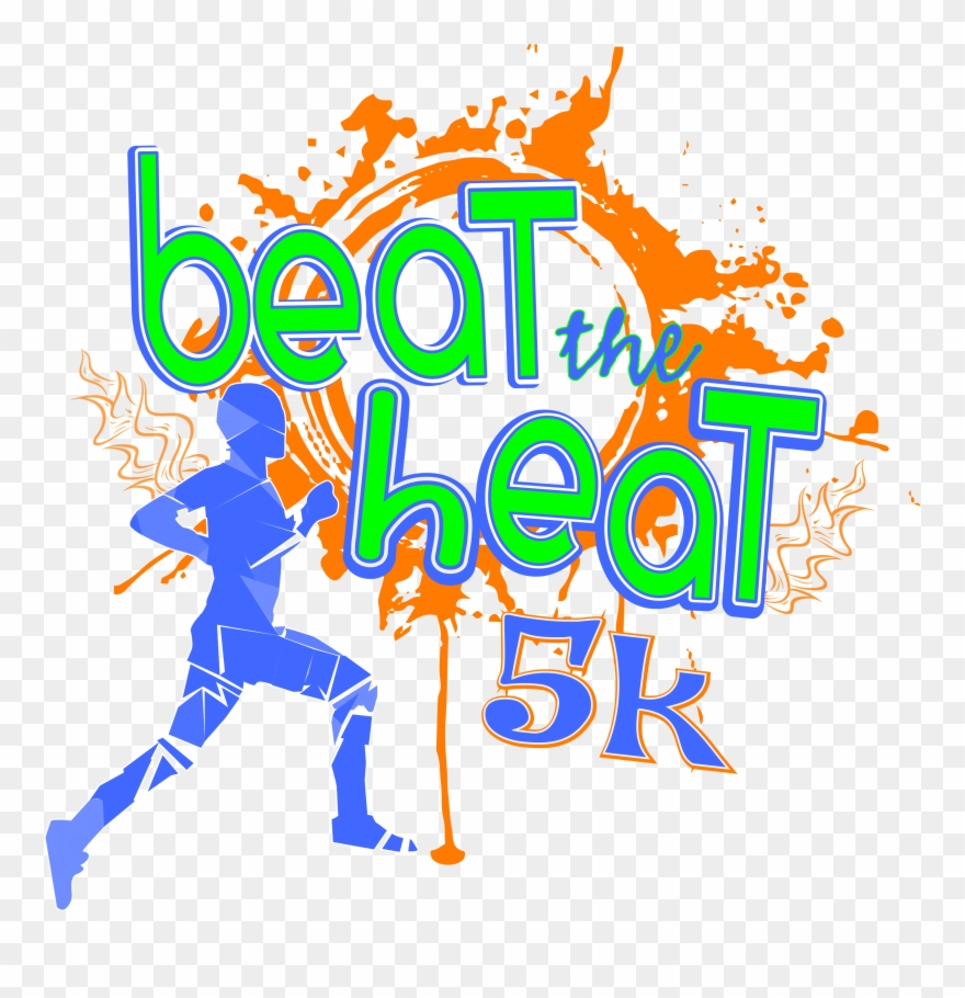 2017 Beat The Heat 5k Run/walk - 5k Run Clipart