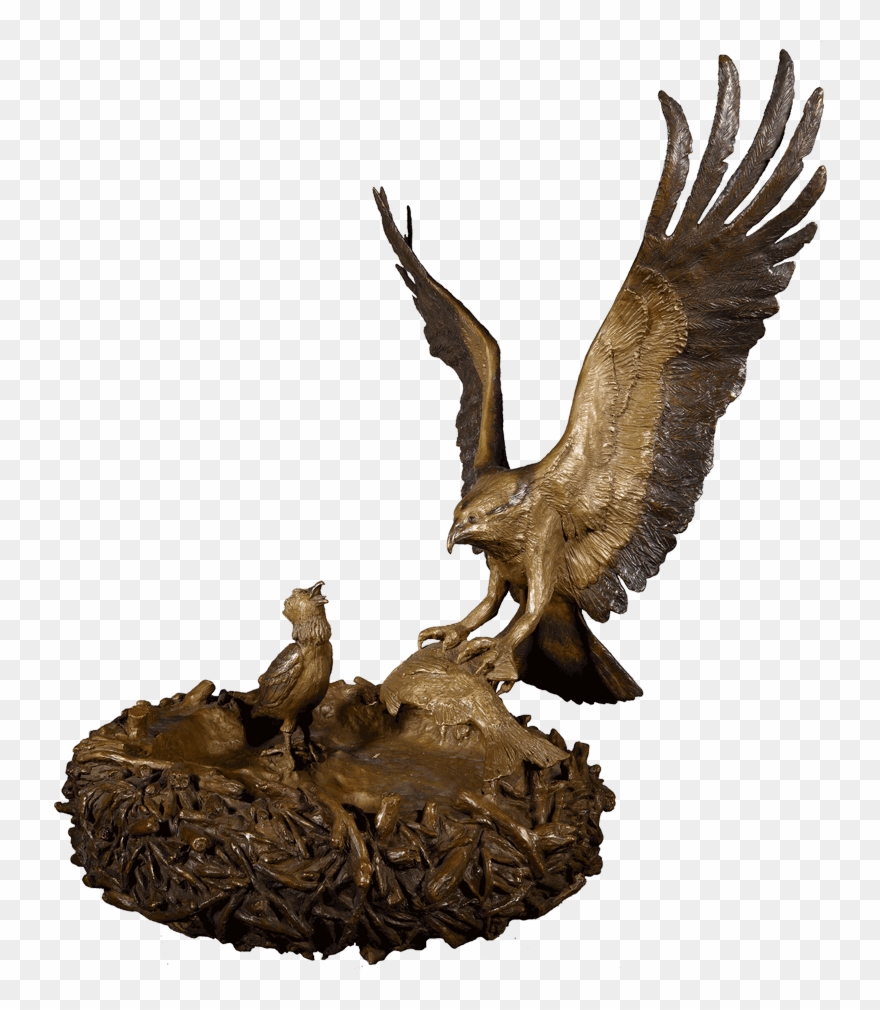 Commissioned Bronze Sculptures - Buzzard Clipart