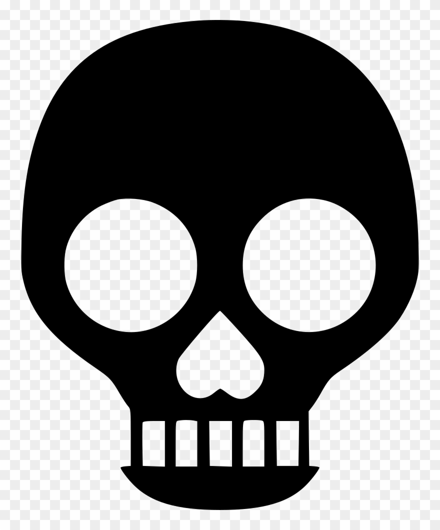 Clipart Shield Skull - Skull - Png Download