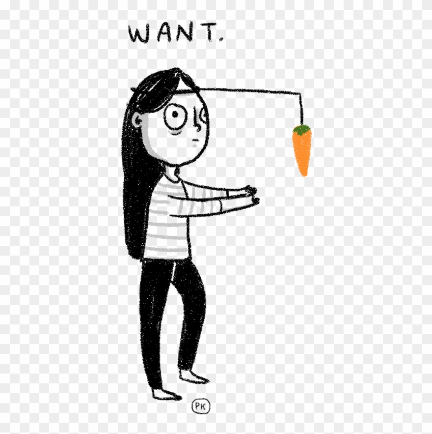 This Helps You Stay Focused On Your Goals, Because - Cartoon Clipart