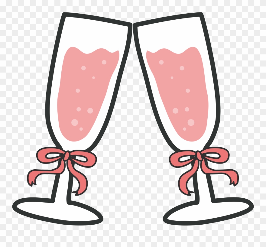 Marriage A Pink Transprent Png Free Download - Png Copas Boda Clipart