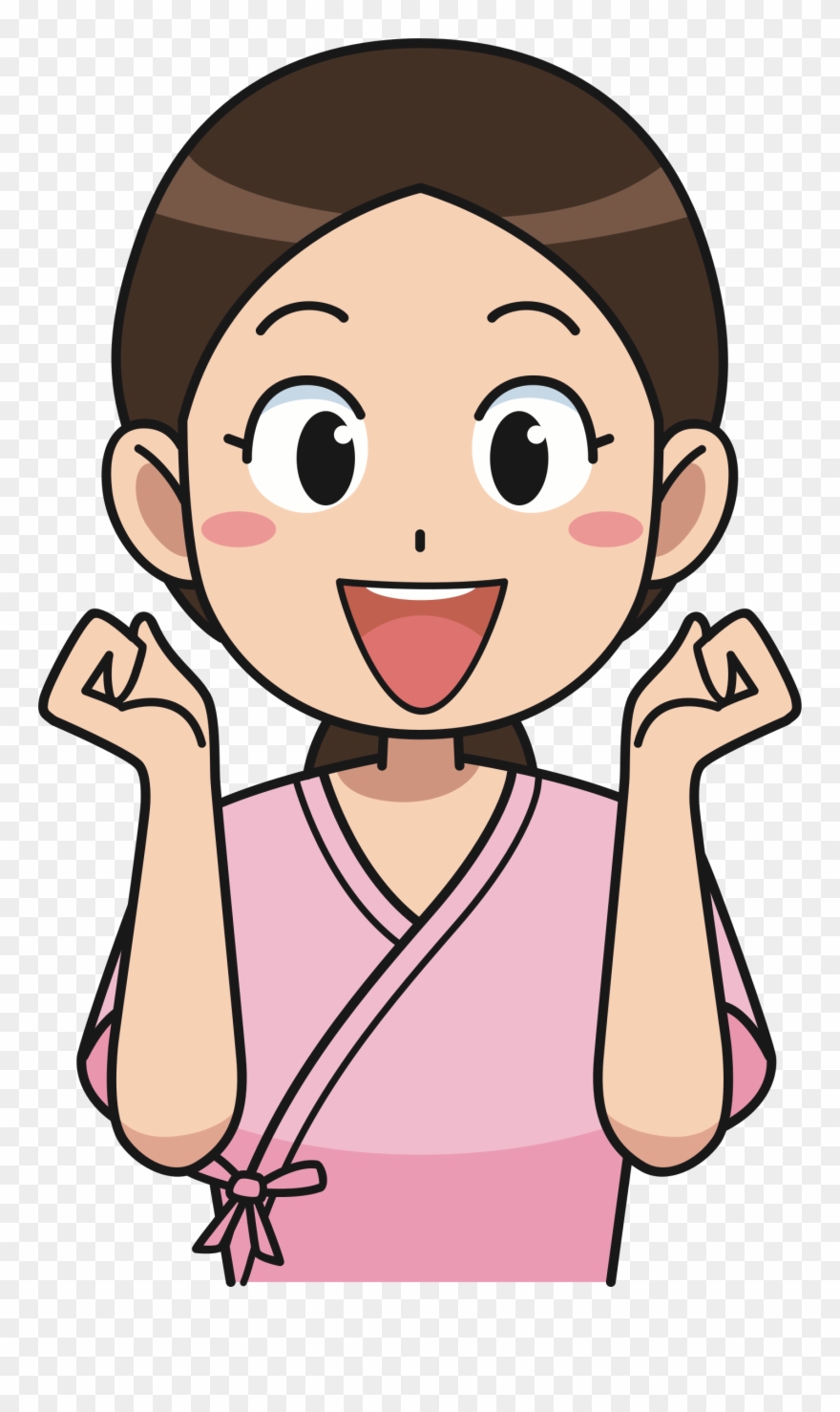 Big Image - 患者 女性 イラスト Clipart