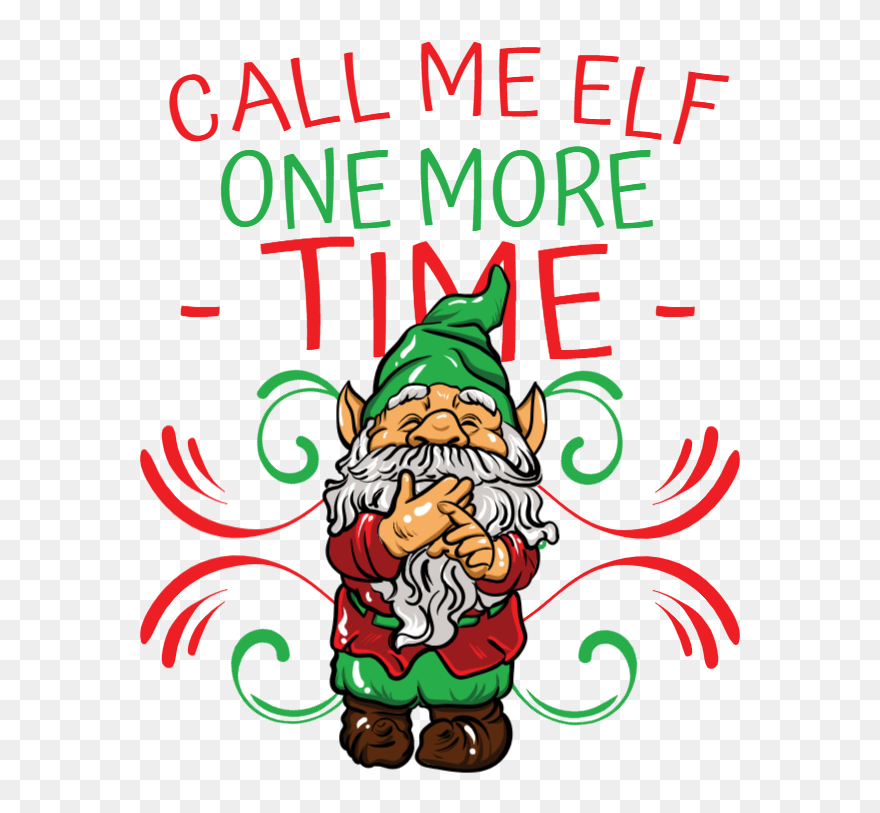 Call Me Elf Clipart