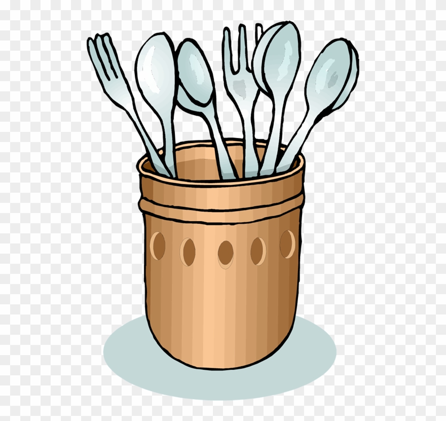Kitchen Appliances Clipart Kitchen Utensil Border Kitchen - Put Away Silverware Clipart - Png Download