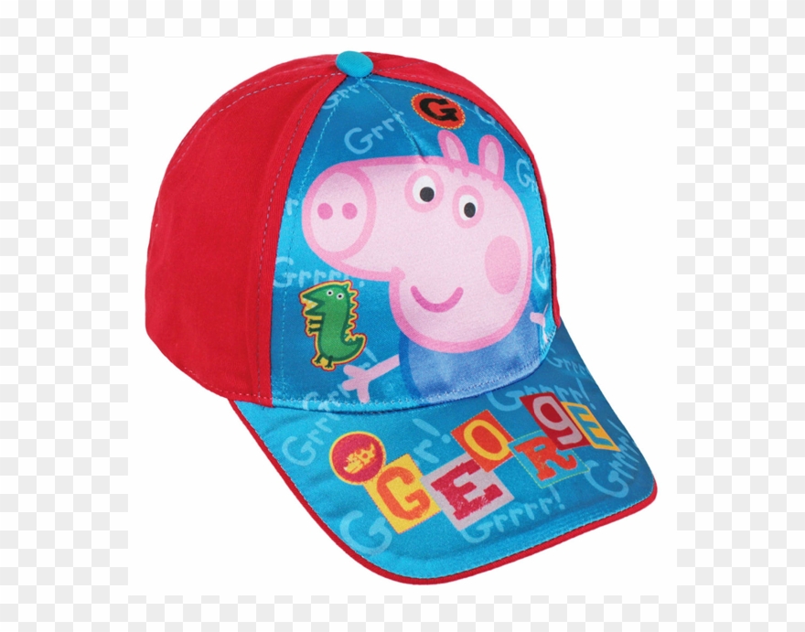Cappellino Con Visiera Peppa Pig George - Peppa Pig Kinder Cap - Peppa Wutz Mütze Clipart