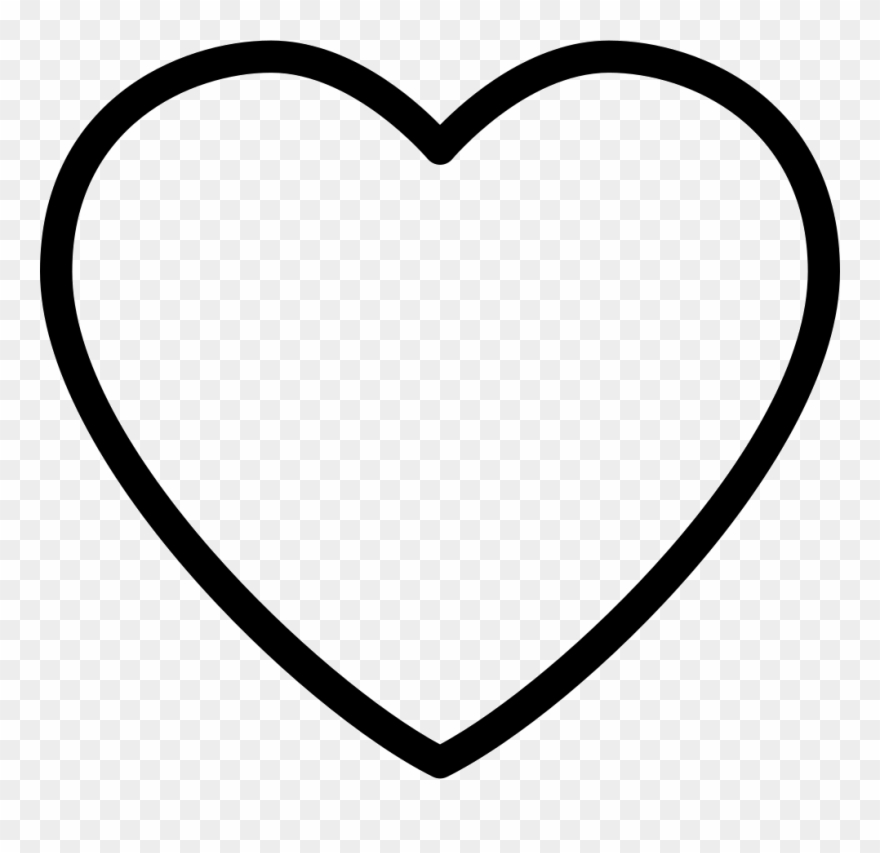 Png File - Сердце Трафарет Для Вырезания Clipart