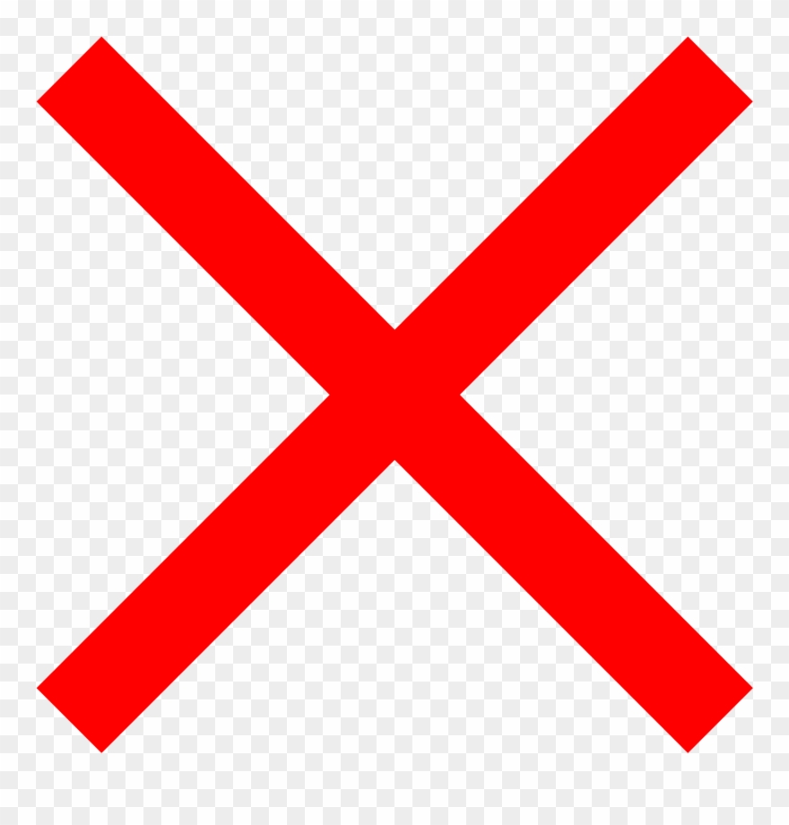 File Saint Andrew S Cross Red Svg Wikimedia Commons - Red Letter X Png Clipart