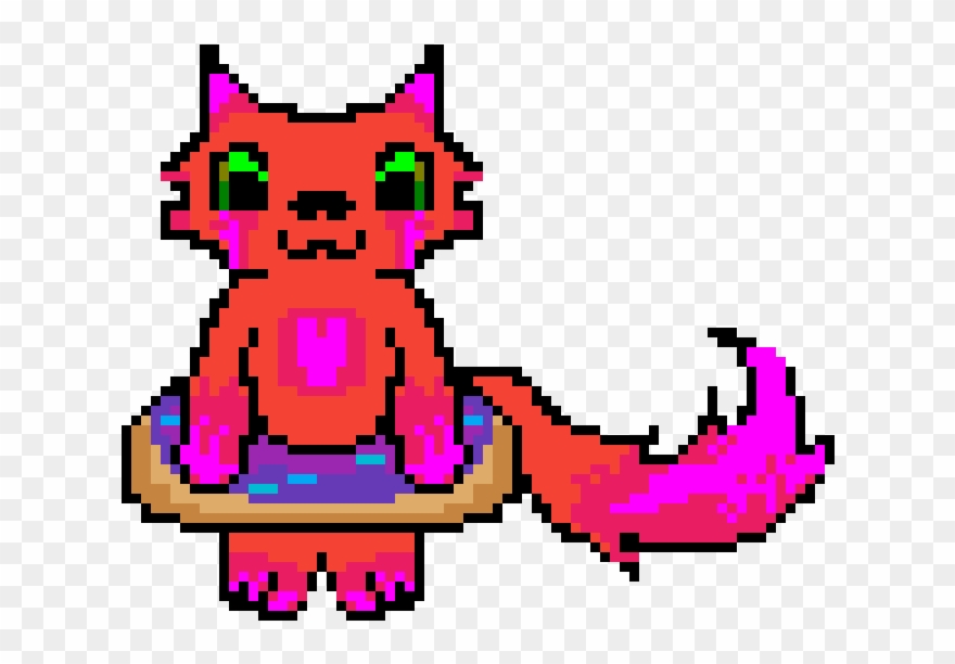 Cat Donut Finished Design - Cartoon Clipart