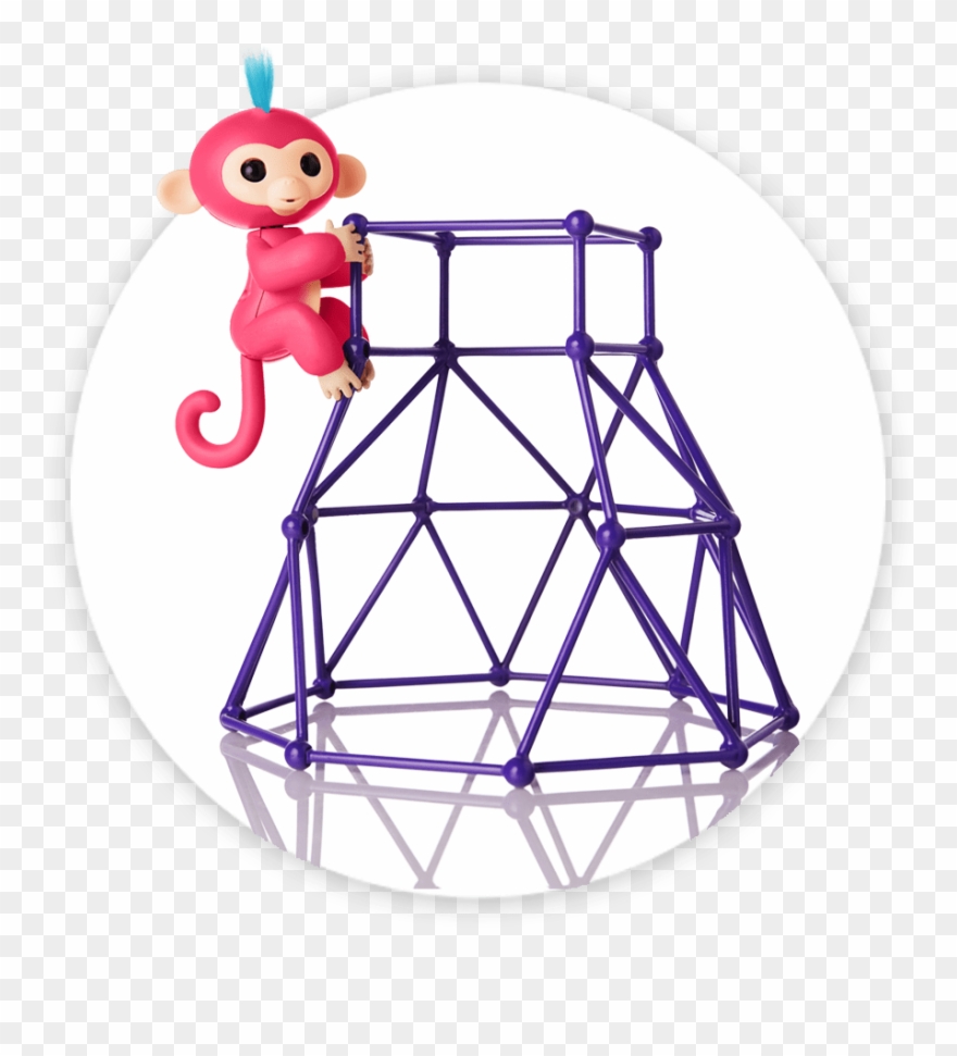 Fingerlings Monkey Playsets Jungle Gym Playset Clipart