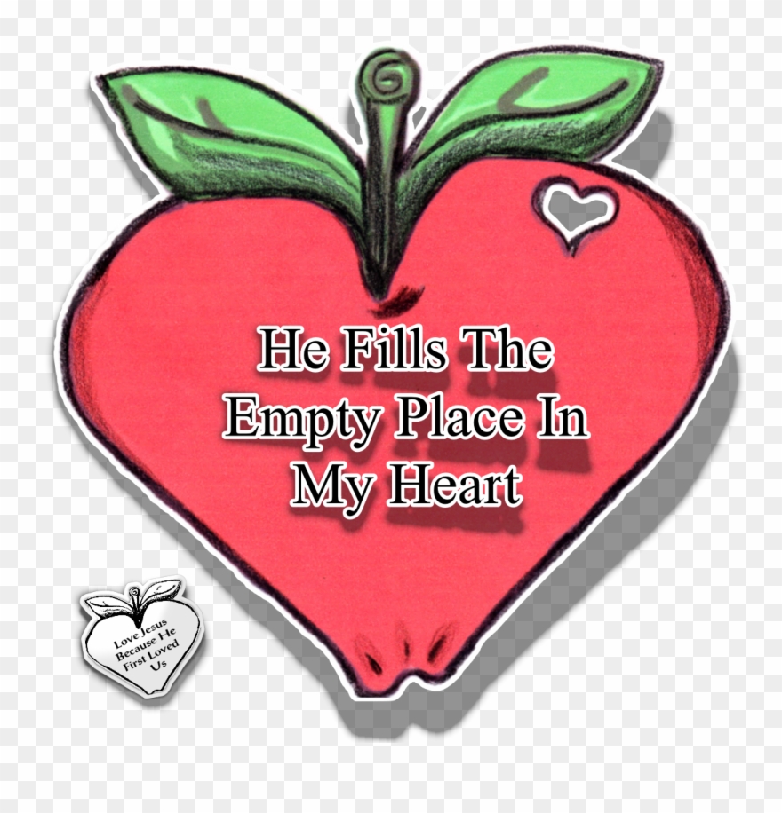 Jesus Fills The Empty Place - Heart Clipart