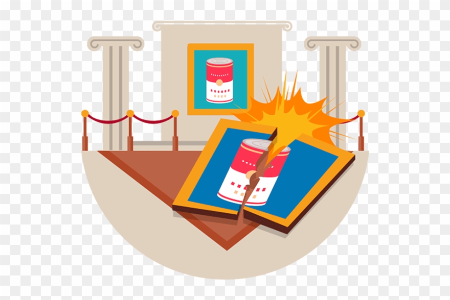 Damage Of Art Pieces - Art Clipart