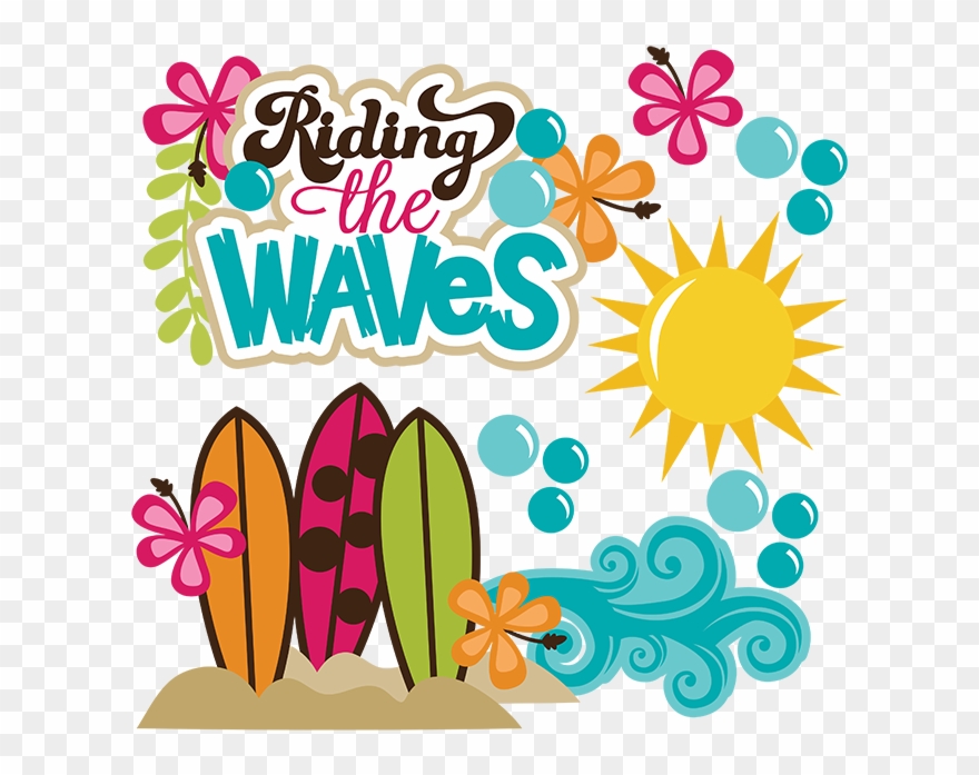Surfboard Clipart Craft - Digital Scrapbook Surf Board - Png Download