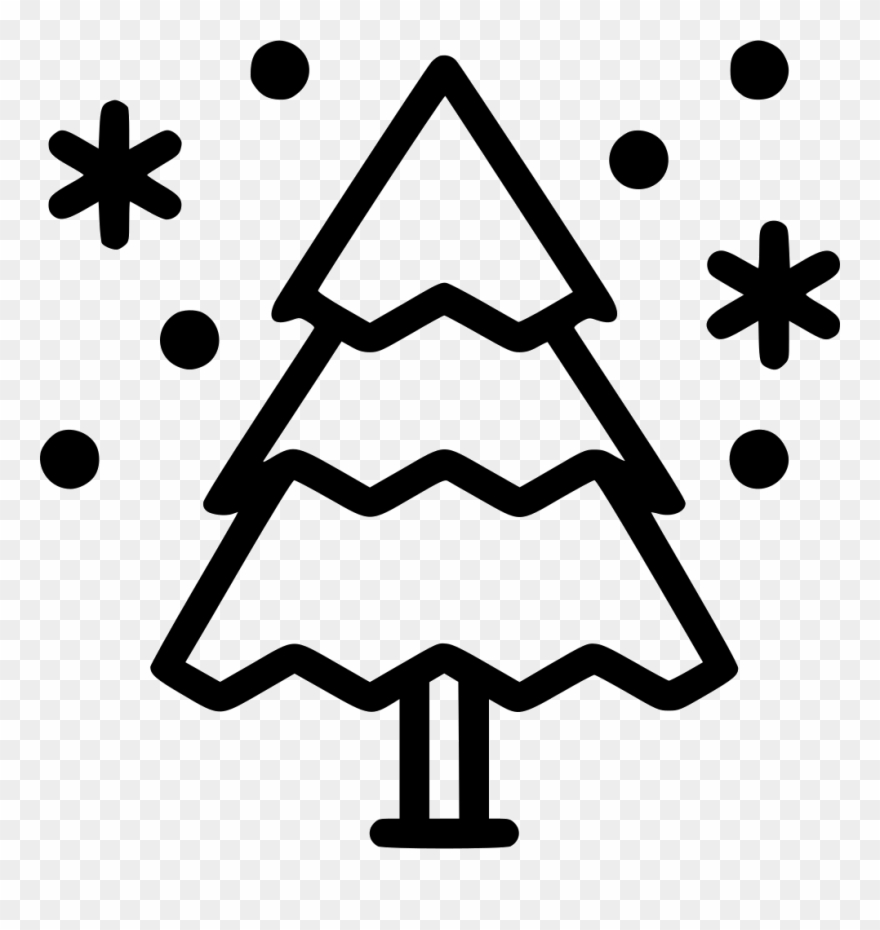 Snowing Transparent Snowflake - Easy Snowflake Drawing Clipart