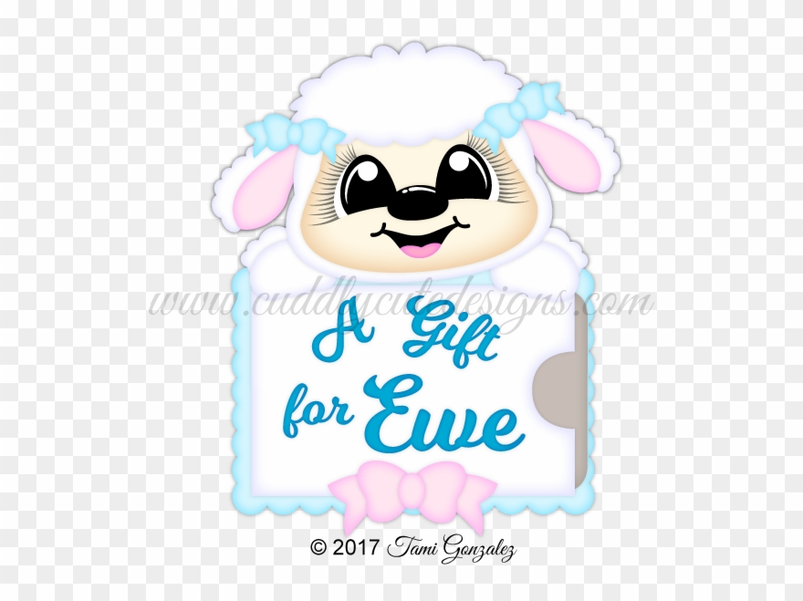 Lamb Gift Card Holder Cute Designs, Card Holders, Cutting - Gift Card Clipart
